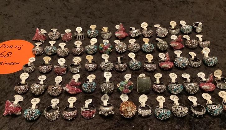 Winstpakker : Partij nieuwe ringen (partij 68), Sieraden, Tassen en Uiterlijk, Ringen, Nieuw, Dame, Ophalen of Verzenden