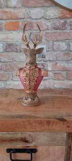 Clayre&Eef:Grote 36cm Hert Beeld♥️NIEUW♥️, Ophalen of Verzenden, Nieuw, Dier