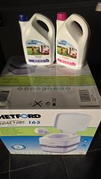 Thetford Porta Potti Qube 165 incl flush en afvaltanktoev, Caravans en Kamperen, Ophalen of Verzenden, Nieuw