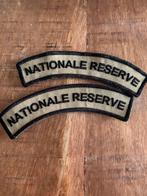 Setje straatnamen nationale reserve, Verzamelen, Militaria | Algemeen, Embleem of Badge, Landmacht, Verzenden