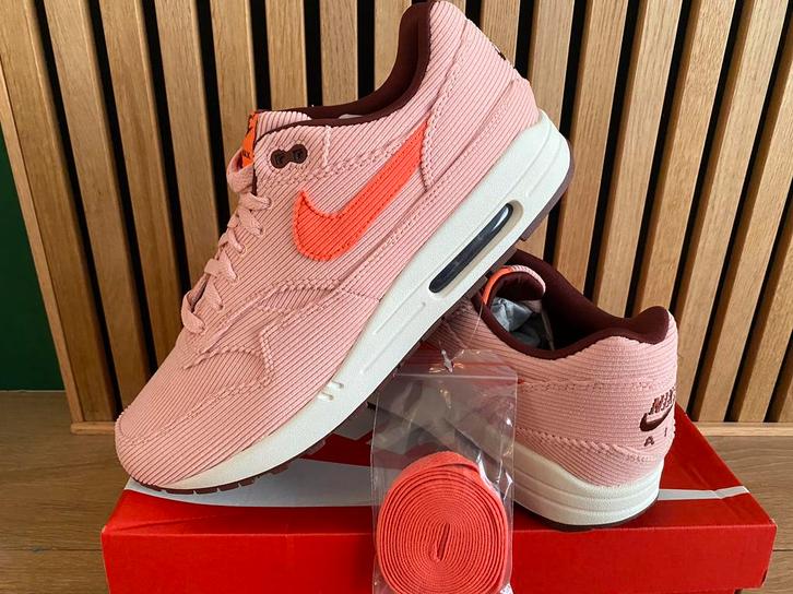 Nike Air Max 1 PRM Corduroy Coral, Size 46, New, Kleding | Heren, Schoenen, Nieuw, Sneakers of Gympen, Overige kleuren, Verzenden