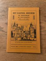 Mooi oud boekje Het kasteel Heeswijk te Heeswijk, Ophalen of Verzenden, J.A. De Visser, 20e eeuw of later, Gelezen