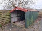 Prima overkapping / berging / aanhangerschuur, Ophalen, Gebruikt, Metaal, Containerberging