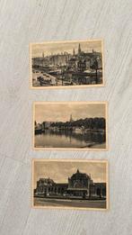 3 ongelopen (oude) ansichtkaarten stad Groningen, Ophalen of Verzenden, 1940 tot 1960, Ongelopen, Groningen