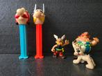 Asterix & Obelix beeldjes + PEZ (mist 1 oor), Ophalen of Verzenden, Goofy of Pluto, Gebruikt, Beeldje of Figuurtje