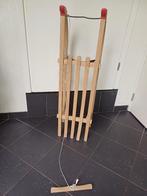 Mooie grote houten slee met trek hout, Ophalen, Gebruikt, Hout