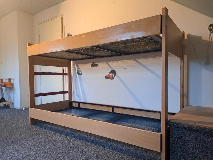 Zeer stevig 2 PERSOONS STAPELBED, Huis en Inrichting, Slaapkamer | Stapelbedden en Hoogslapers, Zo goed als nieuw, Stapelbed, 90 cm