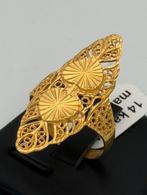 14 karaat geelgouden ring voor dames maat 19.5 - nieuw, 19 tot 20, Nieuw, Ophalen of Verzenden, Nvt