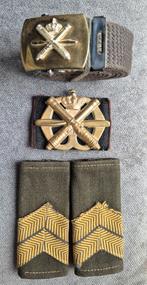KL Luchtdoelartillerie (LUA) Riem & Emblemen lot, Verzenden, Landmacht, Nederland, Embleem of Badge