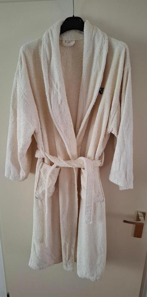 Badjas wit katoen XL, Kleding | Heren, Badmode en Zwemkleding, Maat 56/58 (XL), Wit, Ophalen of Verzenden