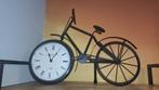 Fiets klok, Huis en Inrichting, Woonaccessoires | Klokken, Ophalen, Zo goed als nieuw, Wandklok