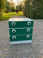 Vintage ladenkastje met 3 laden, Ophalen, Overige materialen, Minder dan 50 cm, Gebruikt