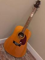 Gitaar met tas en snaren, Muziek en Instrumenten, Snaarinstrumenten | Gitaren | Akoestisch, Ophalen of Verzenden, Gebruikt, Western- of Steelstringgitaar