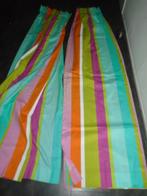 Hema Meisjes Kamer Kleurrijke Dikke Gordijnen 2x145x220, Wit, 200 cm of meer, Hema, Ophalen of Verzenden