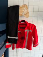Carnavalspak verkleedkleding brandweer, Kinderen en Baby's, Carnavalskleding en Verkleedspullen, Ophalen of Verzenden, 110 t/m 116