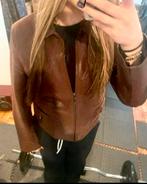 Bruin ECHT leren jasje leather-sound, Bruin, Ophalen of Verzenden, Zo goed als nieuw, Leather-sound