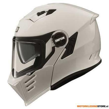 Simpson Motorhelm Darksome, Wit, Motoren, Kleding | Motorhelmen, Nieuw met kaartje, Ophalen of Verzenden