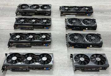 EVGA / ASUS / MSI 3060TI 8GB Videokaarten beschikbaar voor biedingen
