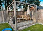 Complete Pergola douglas hout, Ophalen, Gebruikt, 250 tot 300 cm, 50 mm of meer