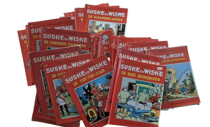 Suske en Wiske strips - Collectie – 59 albums!, Boeken, Stripboeken, Gelezen, Meerdere stripboeken, Ophalen of Verzenden