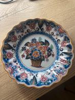 Makkum Aardewerk Bord met Bloemmotief, Ophalen of Verzenden