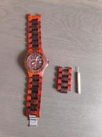 Burnwoods horloge, Sieraden, Tassen en Uiterlijk, Horloges | Heren, Overige merken, Overige materialen, Gebruikt, Polshorloge