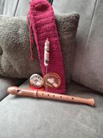 Blokfluit en stemfluit C-C, Muziek en Instrumenten, Ophalen of Verzenden, Gebruikt, Met koffer, hoes of etui
