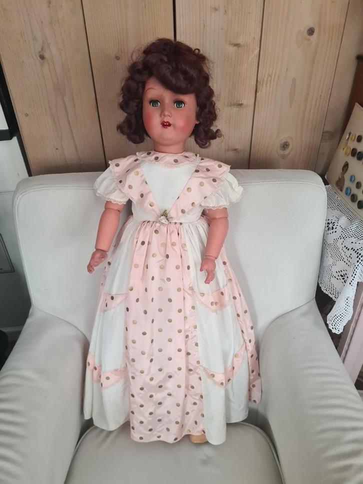 Oude grote pop Unica, Antiek en Kunst, Curiosa en Brocante, Ophalen