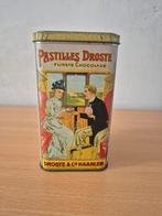 Droste Blik 250 gram - Vintage Cacao Bus, Verzamelen, Blikken, Ophalen of Verzenden, Gebruikt, Overige, Droste