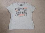 Shirt van H&M met fiets, maat XL, in goede staat, Kleding | Heren, T-shirts, Grijs, Ophalen of Verzenden, Maat 56/58 (XL), H&M