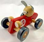 Plan Toys rode houten raceauto konijn auto hout Plantoys, Kinderen en Baby's, Speelgoed | Houten speelgoed, Postbus 64461, Brunssum, Nederland