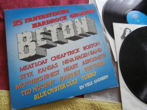 2-LP - Beton * 25 Fantastische Hardrock Groepen - Various Ar, Cd's en Dvd's, Vinyl | Verzamelalbums, Rock en Metal, 12 inch, Ophalen of Verzenden