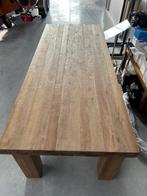 Massief houten eettafel, Huis en Inrichting, Ophalen, 200 cm of meer, Zo goed als nieuw, Vijf personen of meer