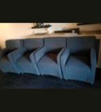 met soepele wieltjes en nieuwe stoelhoezen, prijs is per 4, Ophalen, Gebruikt