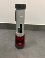 Vintage grote lamp zaklamp tafellamp kamperen rood licht, Ophalen of Verzenden, Zo goed als nieuw, Batterij