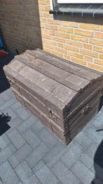 Oude hutkoffer, Huis en Inrichting, Ophalen, Gebruikt, 50 tot 100 cm, Minder dan 50 cm