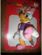 Disney Katrien Duck pluche op kaart 18cm, Ophalen of Verzenden, Overige figuren, Nieuw, Knuffel