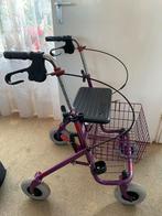 Rollator paarse kleur, Ophalen, Gebruikt
