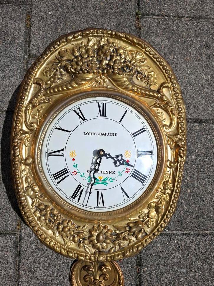 Antieke Louis Jaquine Comtoise Klok, Antiek en Kunst, Antiek | Klokken, Ophalen of Verzenden