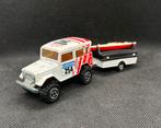 Majorette Toyota Land Cruiser met Kano Aanhanger 1:64, Ophalen of Verzenden, Zo goed als nieuw, Auto