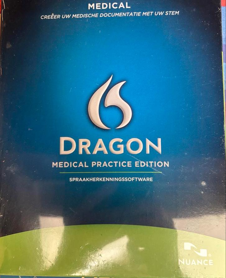 Dragon Medical Spraakherkenning - Nieuwstaat!, Computers en Software, Audio-software, Zo goed als nieuw, Windows, Ophalen of Verzenden