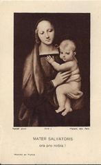 Bp283 bidprentje: mater salvatoris, bid voor ons, Verzamelen, Ophalen of Verzenden, Zo goed als nieuw, Kaart of Prent
