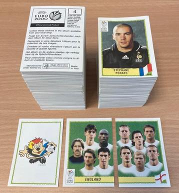 Panini stickers EURO 2000 voetbalplaatjes complete set mint 