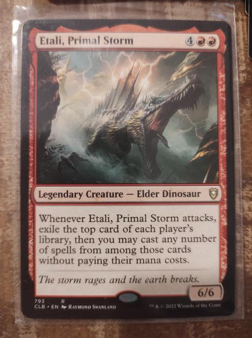 Etali, Primal Storm commander deck, Hobby en Vrije tijd, Verzamelkaartspellen | Magic the Gathering, Zo goed als nieuw, Speeldeck