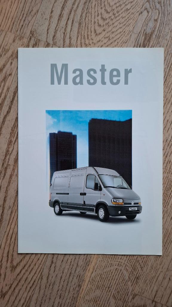 Renault Master accessoires, brochure 1998, Boeken, Auto's | Folders en Tijdschriften, Gelezen, Renault, Ophalen of Verzenden