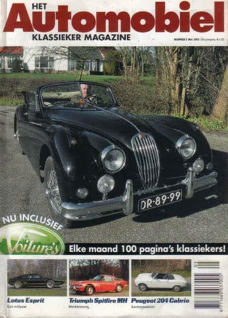 Automobiel 5 2002 : Lotus Esprit - Jaguar XK140 - Triumph, Boeken, Auto's | Folders en Tijdschriften, Gelezen, Algemeen, Ophalen of Verzenden