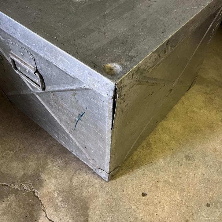 Groot fabrieksblik blik Stereo beschuit Rotterdam, Antiek en Kunst, Curiosa en Brocante, Ophalen of Verzenden