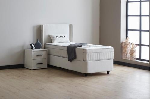 Ruby 1-persoons opbergbed - Wit, Huis en Inrichting, Slaapkamer | Matrassen en Bedbodems