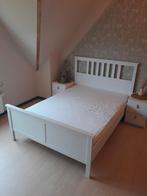 Ikea Twijfelaar bed 1.40x2.00 + nachtkastje, Huis en Inrichting, Slaapkamer | Complete slaapkamers, Ophalen, Gebruikt, Twijfelaar