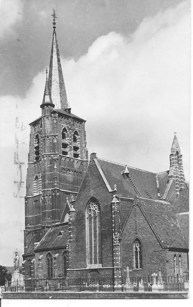 Loon op Zand   R.K. Kerk., Verzamelen, Ansichtkaarten | Nederland, Ophalen of Verzenden, 1960 tot 1980, Gelopen, Noord-Brabant